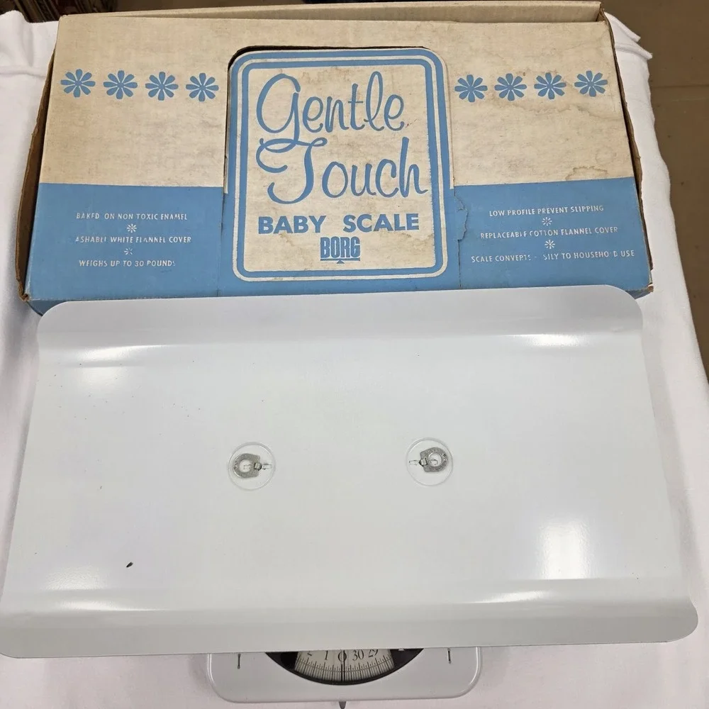 Borg Gentle Touch Baby/Infant Scale with Tray & Original Box